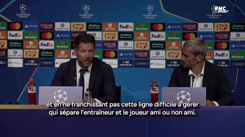 Atlético Madrid : “Je te considère comme un ami… je t'aime beaucoup”, l'émouvant hommage de Simeone à Griezmann