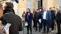 Sophie Binet (CGT) s'exprime à l'issue de la réunion à Matignon entre Borne et l'intersyndicale