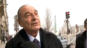 Jacques Chirac, en janvier 2011