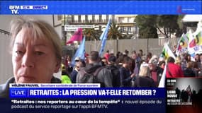 Retraites: "Il y a une forme de cynisme chez le président de la République" affirme Hélène Fauve, secrétaire confédérale FO