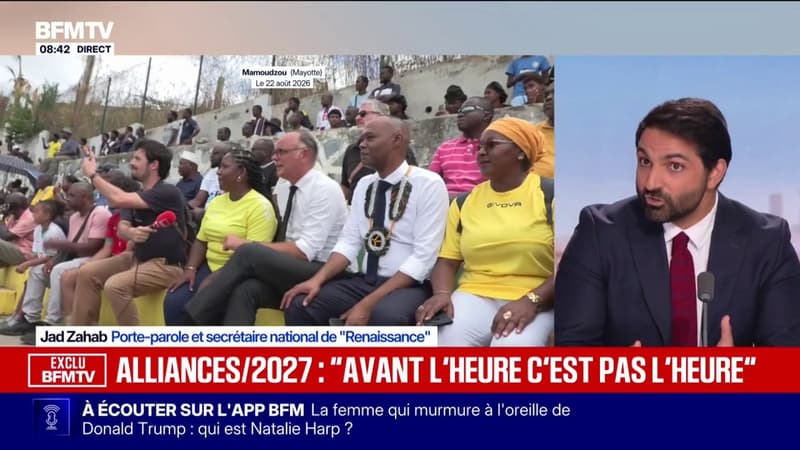 Présidentielle: "Nous serons unis avant le premier tour", confirme Jad Zahab, porte-parole de "Renaissance", au sujet d'un rassemblement entre Édouard Philippe et Gabriel Attal