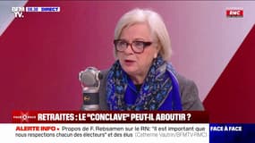 Retraites: "Tout peut être réouvert, mais il y a un élément clé, l'équilibre du régime", affirme Catherine Vautrin