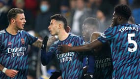 Gabriel Martinelli lors de la victoire d'Arsenal à Leeds