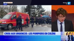 Strasbourg: les pompiers mobilisés pour dénoncer des dysfonctionnements de prise en charge dans les hôpitaux