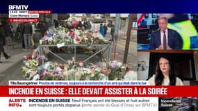 Incendie en Suisse: "Ils étaient dans le fumoir, c'est l'endroit le plus loin" de la sortie, explique Tilia, à la recherche d'un ami qui était dans le bar