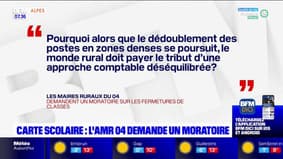 Les maires ruraux des Alpes-de-Haute-Provence demandent un moratoire sur la carte scolaire