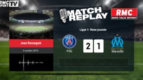 PSG-OM (2-1) : le Goal-Replay avec le son RMC Sport
