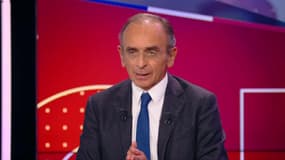 Éric Zemmour, candidat à l'élection présidentielle, le 12 janvier 2022 sur BFMTV.