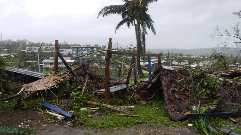 A Port Vila, le 15 mars. 90% des habitations de la capitale du Vanuatu ont été endommagées par le cyclone Pam.
