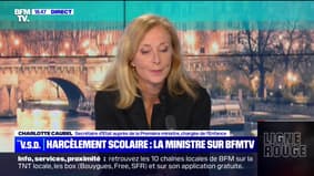 Charlotte Caubel, secrétaire d'État à l'enfance : "Le harcèlement scolaire tue trop souvent"