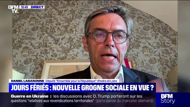 Suppression de deux jours fériés: Daniel Labaronne (Ensemble pour la République) réclame des 