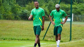 Lafont et Blas lors de la reprise du FC Nantes le 29/06/2022