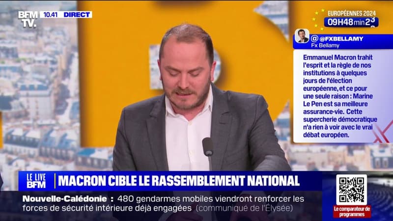 Européennes: les réponses des candidats à Emmanuel Macron qui voudrait débattre avec Marine Le Pen