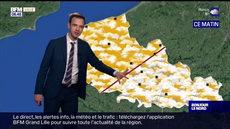 Météo: des éclaircies en majorité sur le Nord ce lundi, 8°C à Boulogne-sur-Mer et des maximales de 10°C entre Lille et Arras