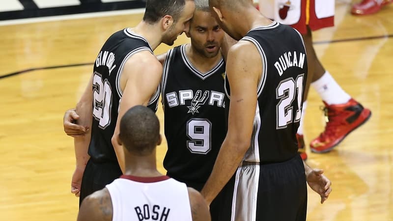 Tony Parker, Manu Ginobili et Tim Ducan