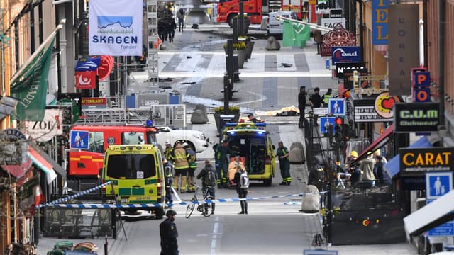L'attaque s'est déroulée dans un quartier commerçant très fréquenté de Stockholm.