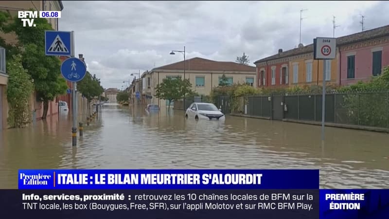 Inondations en Italie: au moins 13 morts et 10.000 personnes évacuées en Emilie-Romagne