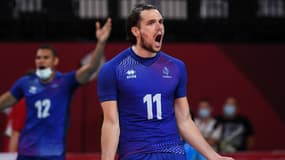 La joie d'Antoine Brizard avec les Bleus lors des JO de Tokyo
