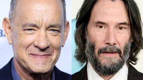 Tom Hanks et Keanu Reeves le 13 octobre 2025