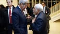 John Kerry et Mohammad Javad Zarif à Vienne le 16 janvier 2016