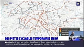 Déconfinement: des pistes cyclables temporaires aménagées en Île-de-France