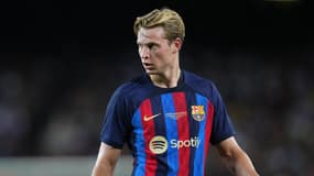 Frenkie De Jong avec le Barça, le 7 août 2022