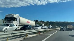 Un accident mortel a eu lieu sur l'A8 ce lundi.