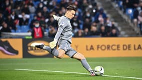 Léo Jardim face à Montpellier.