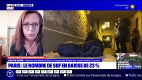 Nuit des Solidarités: Léa Filoche, adjointe à la mairie de Paris, confirme la baisse de 23% du nombre de sans-abri par rapport à 2020