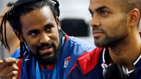 Ronny Turiaf et Tony Parker