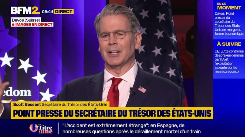 "Calmez l'hystérie": le secrétaire au Trésor des États-Unis "convaincu" qu'une solution va être trouvée sur le Groenland