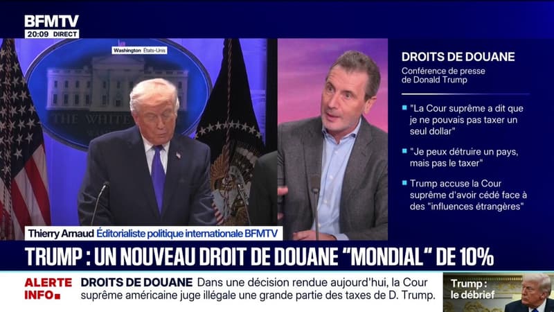 Comment est-ce que Donald Trump compte mettre en vigueur un nouveau droit de douane "mondial" de 10%