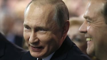 Le président russe Vladimir Poutine, le 23 décembre 2017 à Moscou.