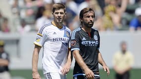 Steven Gerrard et Andrea Pirlo