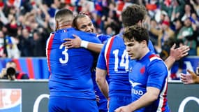 La joie des Français lors du Crunch, le 19 mars 2022.