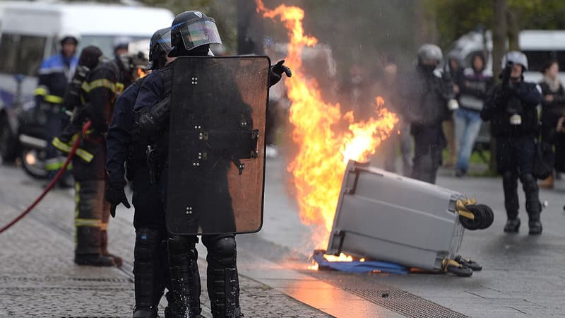 A Nantes, 13 personnes ont été interpellées mardi en marge de la manifestation contre la loi Travail.