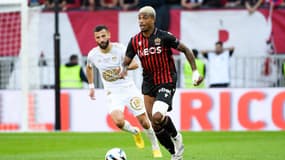 Mario Lemina à Nice le 6 novembre 2022
