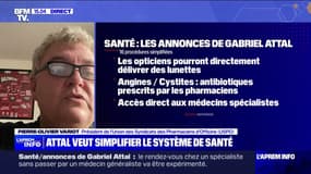 "C'est une bonne chose": le pharmacien syndicaliste (USPO) Pierre-Olivier Variot salue les annonces faites par Gabriel Attal