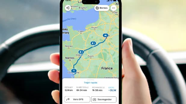 L'application Chargemap. L'application Chargemap.