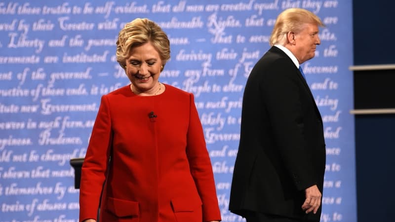 Hillary Clinton et Donald Trump lors de la présidentielle américaine de 2016.