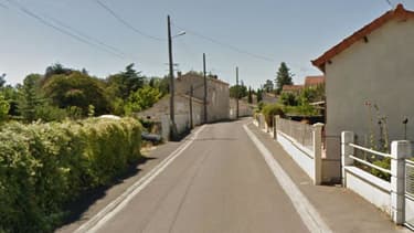 La rue du Petit-Vouillac à Gond-Pontouvre, en Charente, où s'est noué le drame.