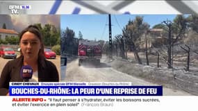 La peur d'une reprise de feu dans les Bouches-du-Rhône