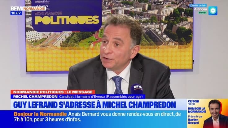 Normandie Politiques : Michel Champredon, candidat à la mairie d'Evreux