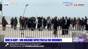 Normandie: un grand spectacle de drones pour les 80 ans du D-Day 