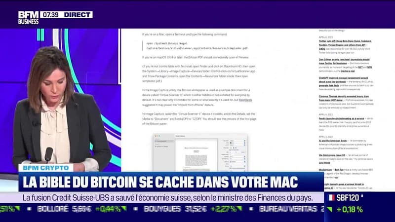 BFM Crypto: La bible du Bitcoin se cache dans votre MAC - 10/04