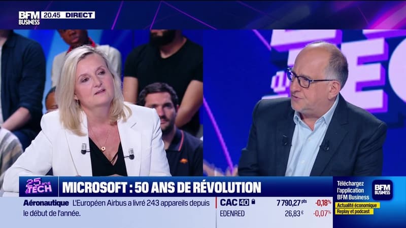 Corine de Bilbao (Microsoft France): Microsoft fête ses 50 ans - 05/06