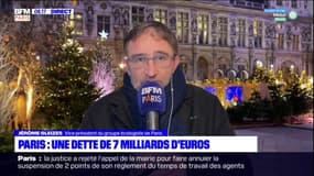 Avant l'ouverture du dernier Conseil de Paris de l'année, Jérôme Gleizes, vice-président groupe écologiste de Paris se demande "pourquoi la dette est aussi élevée?"