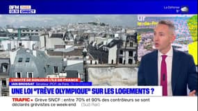 Ian Brossat, sénateur de Paris, demande "une trêve olympique sur les expulsions locatives" en 2024
