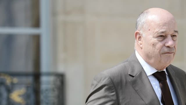 Jean-Michel Baylet sort de l'Elysée le 8 juin 2016.