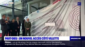 Lyon: un nouvel accès à la gare de la Part-Dieu inauguré